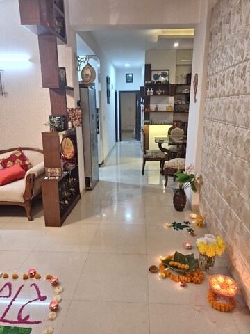 Living Room in 4 BHK Apartment at Skyline Park, Vip Road – for Sale