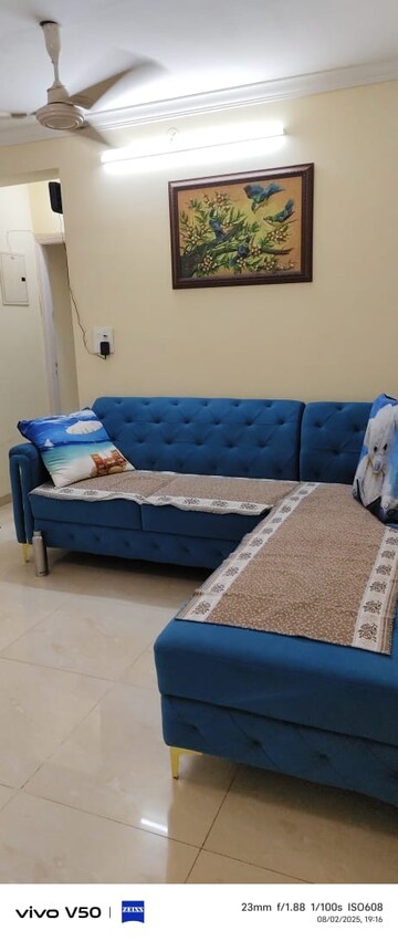 Living Room in 2 BHK Apartment at Jasmine Tower, Vasant Vihar – for Rent