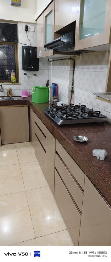 Kitchen in 2 BHK Apartment at Jasmine Tower, Vasant Vihar – for Rent