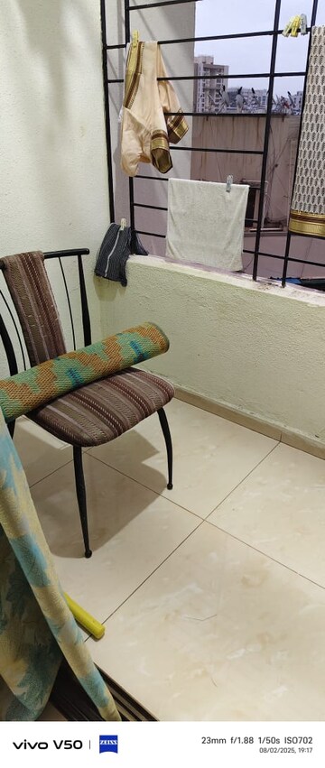 Balcony in 2 BHK Apartment at Jasmine Tower, Vasant Vihar – for Rent