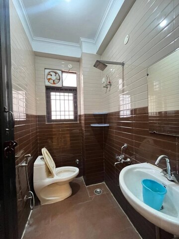 Bathroom in 1 BHK Apartment at Freedom Fighters Enclave – for Rent