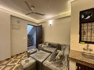 Living Room in 1 BHK Apartment at Freedom Fighters Enclave – for Rent