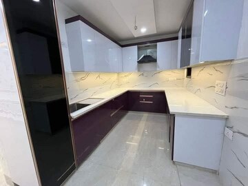Kitchen in 3 BHK Apartment at Freedom Fighters Enclave – for Rent