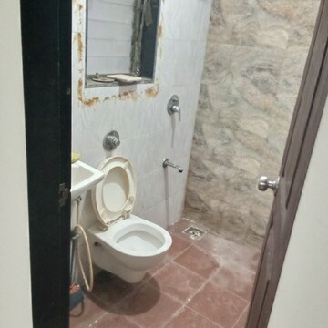 Bathroom in 1 BHK Apartment at Sethia Green View, Goregaon West – for Rent