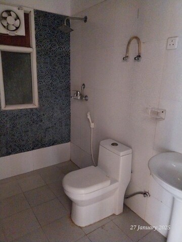 Bathroom in 3 BHK Apartment at Zeta I Greater Noida – for Rent