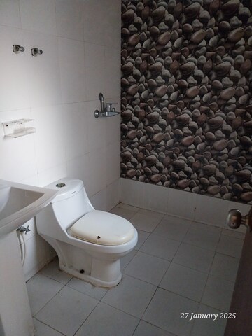 Bathroom in 3 BHK Apartment at Zeta I Greater Noida – for Rent
