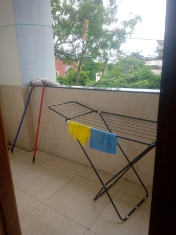 Balcony in 3 BHK Apartment at Pavani Manor, Jubilee Hills – for Rent
