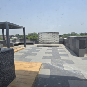 Terrace in 6 BHK Villa at Chattarpur – for Sale