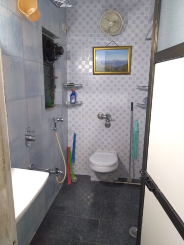 Bathroom in 1 BHK Apartment at Silver Square CHS Ltd, Santacruz East – for Rent