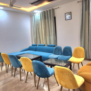 Living Room in 5 BHK Villa at Chattarpur – for Sale