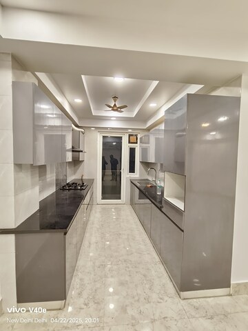 Building Lobby in 3 BHK Builder Floor at Vasant Kunj – for Rent