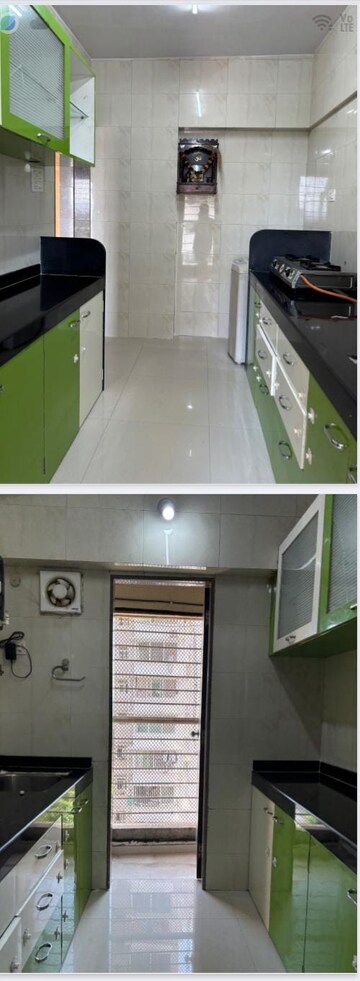 Kitchen in 1 BHK Apartment at Ganga CHS Bhandup East, Bhandup East – for Rent