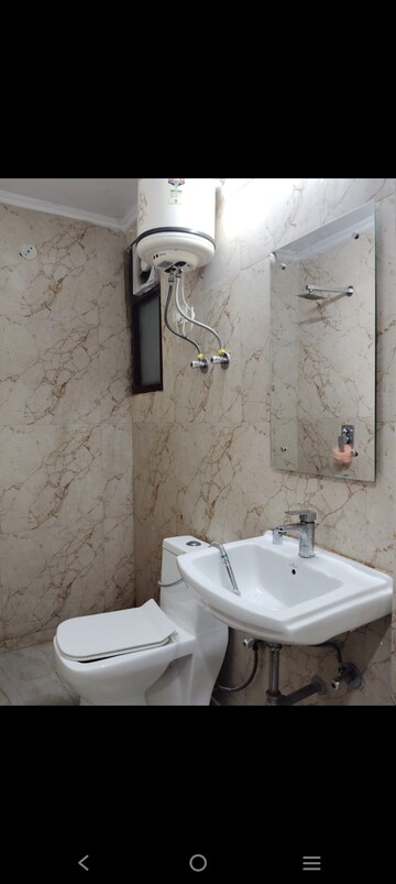 Bathroom in 2 BHK Builder Floor at Saket – for Rent