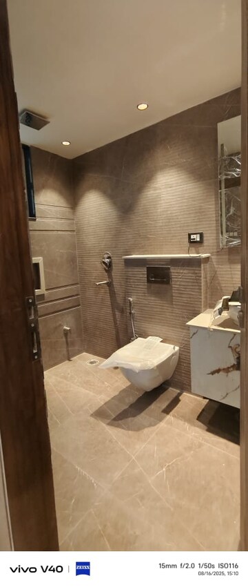 Bathroom in 3 BHK Apartment at Sector 19 Dwarka – for Rent