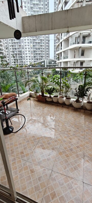 Balcony in 3 BHK Apartment at Goel Ganga Liviano, Kharadi – for Rent