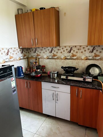Kitchen in 3 BHK Apartment at Gaurs Siddhartham, Siddharth Vihar – for Rent