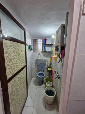 Bathroom in 1 RK Apartment at Mauli Darshan CHS, Dahisar West – for Rent
