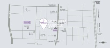 1 BHK Apartment – Map Location View at Oxford Navrang Crystal, Goregaon West - for Sale
