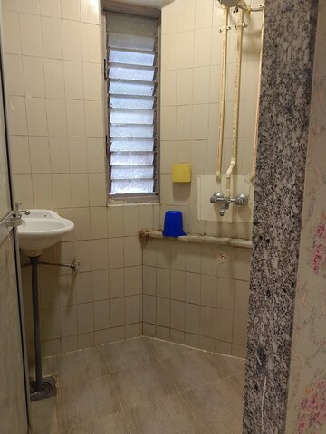 Bathroom in 1 BHK Apartment at Suncity Complex, Powai – for Rent