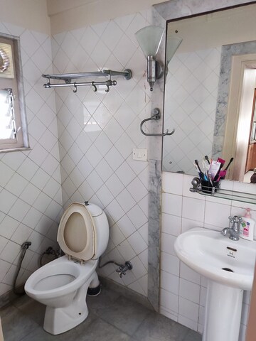 Bathroom in 2 BHK Apartment at Josephine Apartments, Bandra West – for Rent