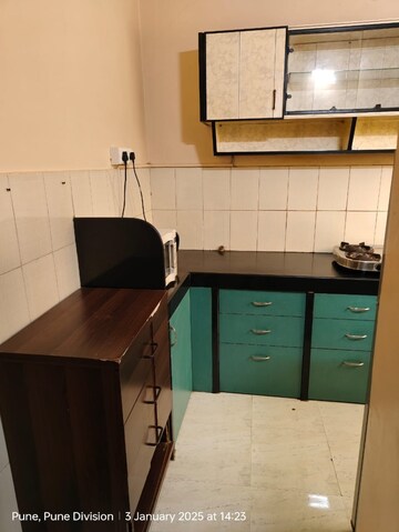 Kitchen in 1 BHK Apartment at Ashoka Nagar – for Rent
