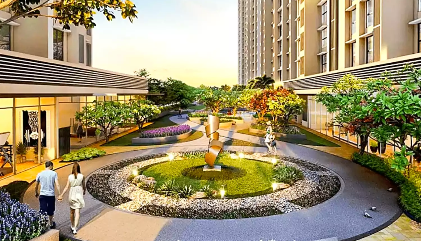 3 BHK 1001 Sq.Ft. Apartment in Sheth Vasant Lawns