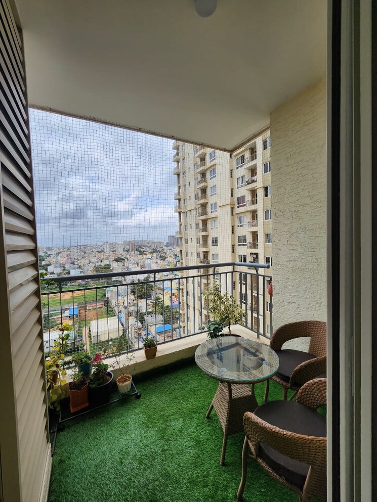 Balcony, g-corp-the-icon 3.5 Bedroom 2050 Sq.Ft. Apartment In Thanisandra Main Road Bangalore 9079629