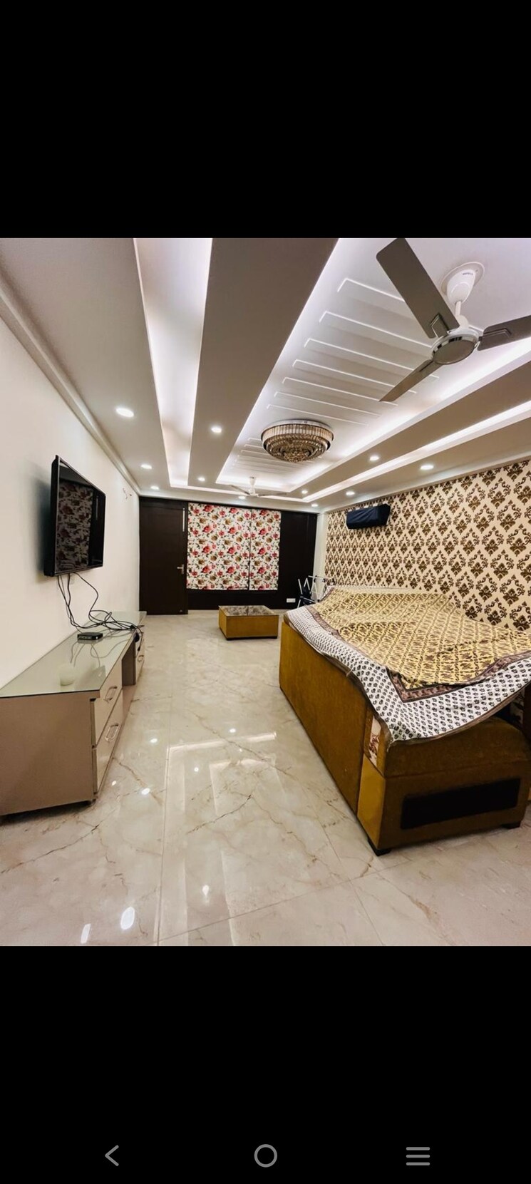 Bedroom, saket 3 Bedroom 1500 Sq.Ft. Builder Floor In Saket Delhi 9079641