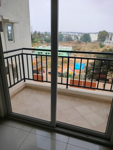 Balcony in 2 BHK Apartment at Provident Neora, Thanisandra Main Road – for Rent