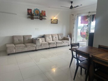 Living Room in 3 BHK Apartment at Purva Palm Beach, Hennur Road – for Rent