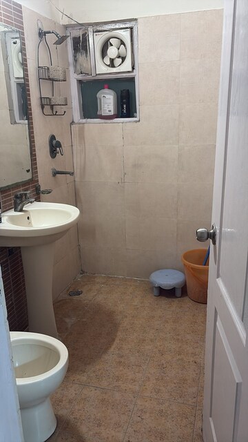 Bathroom in 2 BHK Apartment at Niho Marvel Scottish Garden, Ahinsa Khand 2 – for Rent