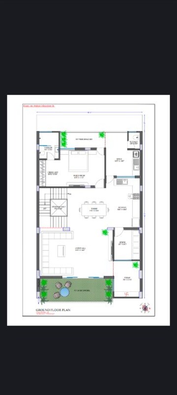 Floor Plan in 5 BHK Independent House at Athwa – for Sale