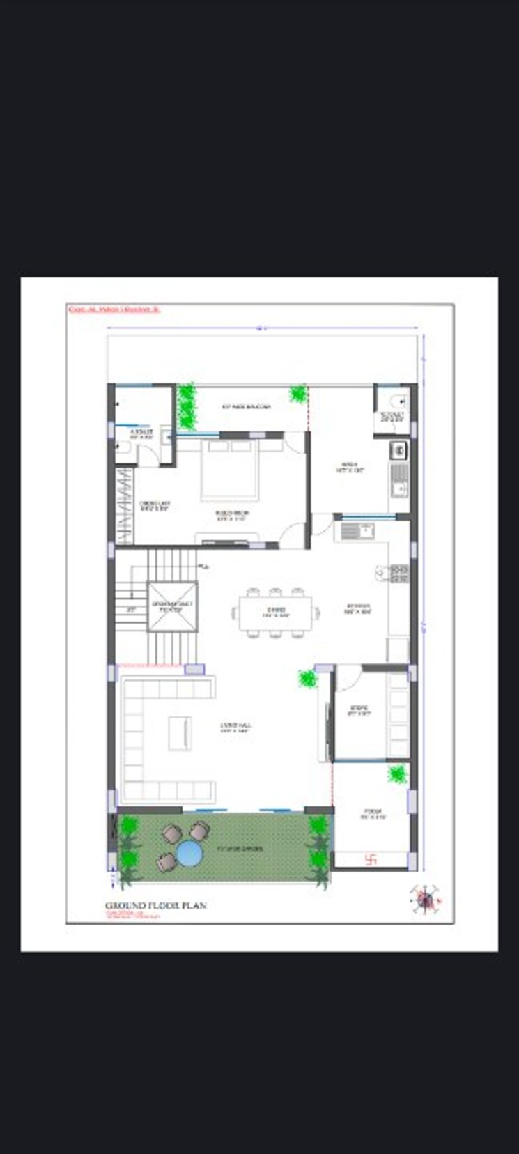 Floor Plan, athwa 5 Bedroom 6470 Sq.Ft. Independent House In Athwa Surat 9079698