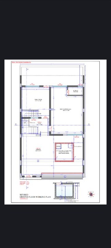 Floor Plan in 5 BHK Independent House at Athwa – for Sale
