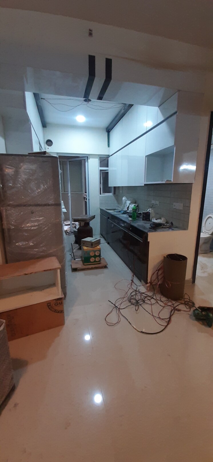 Kitchen, land-craft-golf-links-apartment-phase-2 3 Bedroom 1600 Sq.Ft. Apartment In Pandav Nagar Ghaziabad 9079802