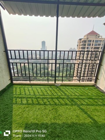 Balcony in 2 BHK Apartment at Shree Nandanvan homes, Kalwa – for Rent