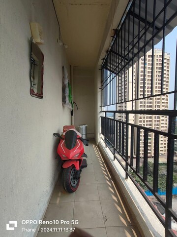 Balcony in 2 BHK Apartment at Shree Nandanvan homes, Kalwa – for Rent