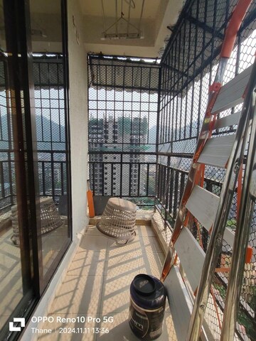 Balcony in 2 BHK Apartment at Shree Nandanvan homes, Kalwa – for Rent