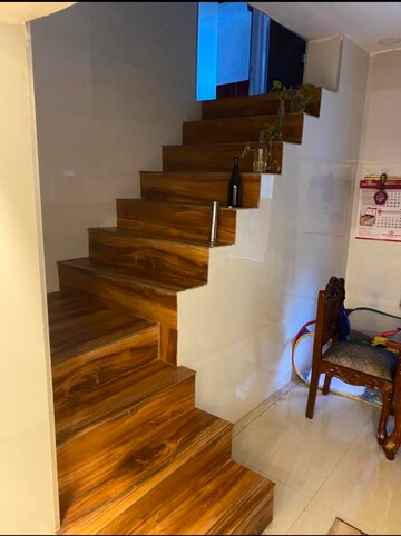 Staircase in 3.5 BHK Builder Floor at Alaknanda – for Rent