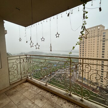 Balcony in 3 BHK Apartment at Hiranandani Estate Pelican, Hiranandani Estate – for Rent
