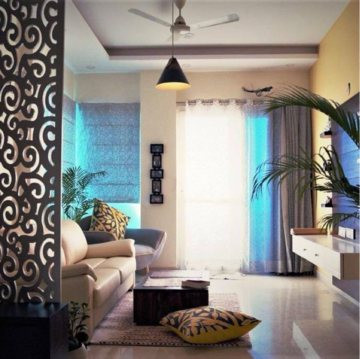 Living Room in 3 BHK Builder Floor at Malibu Town – for Rent