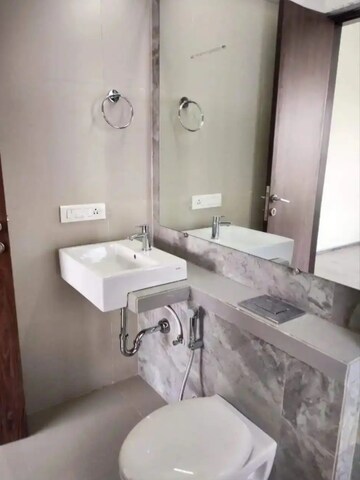Bathroom in 2 BHK Apartment at The Wadhwa Atmosphere, Mulund West – for Rent