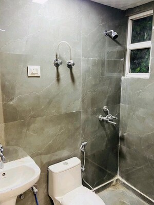 Bathroom in 3 BHK Builder Floor at Ambesten Twin County, Sector 1 Greater Noida – for Sale