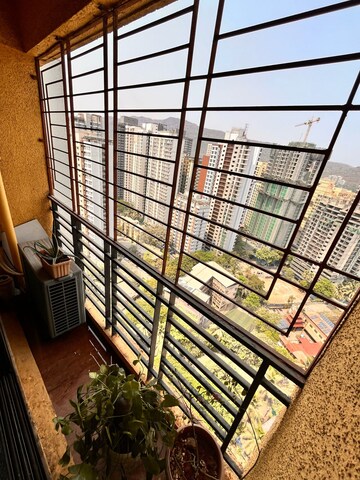 Balcony in 1.5 BHK Apartment at Akanksha Pioneer, Vartak Nagar – for Sale
