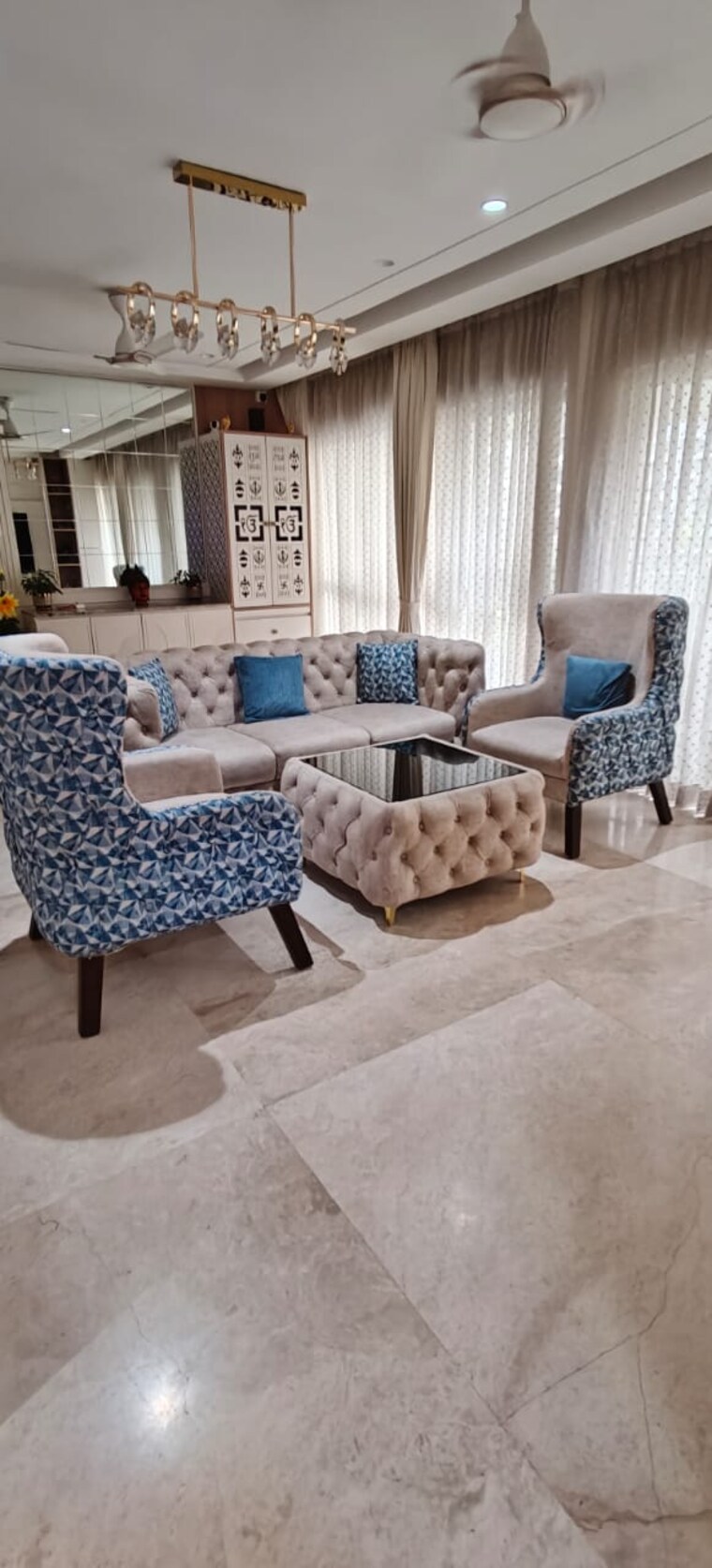 Living Room, pegasus-megapolis-springs-a 2 Bedroom 1080 Sq.Ft. Apartment In Hinjewadi Pune 9080049