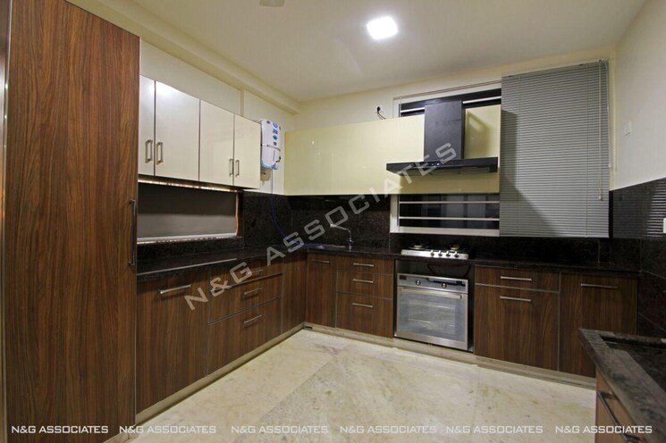 Kitchen, jubilee hills 3 Bedroom 2860 Sq.Ft. Apartment In Jubilee Hills Hyderabad 9080059