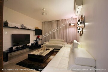 Living Room in 3 BHK Apartment at Jubilee Hills – for Sale