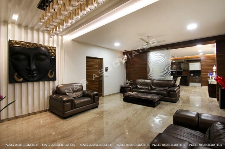 Living Room, jubilee hills 3 Bedroom 2860 Sq.Ft. Apartment In Jubilee Hills Hyderabad 9080059