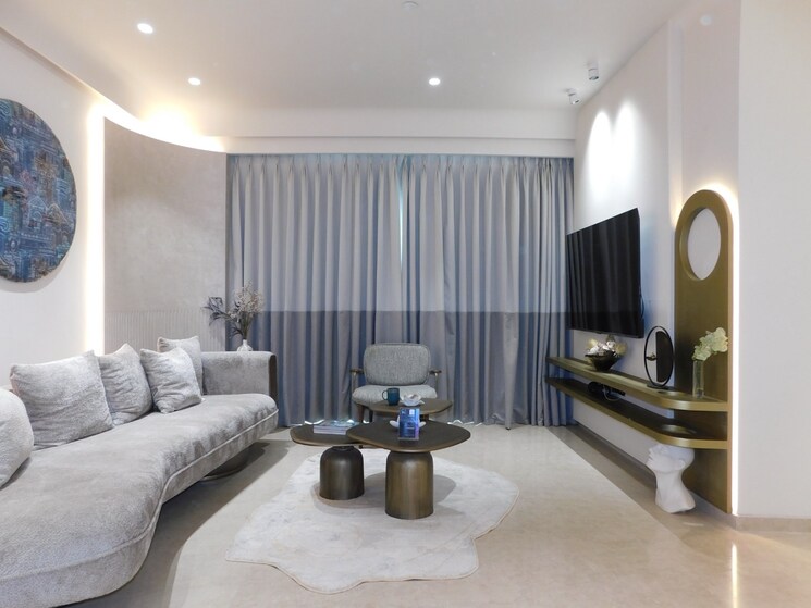 Living Room, marathon-monte-south 3 Bedroom 1339 Sq.Ft. Apartment In Byculla West Mumbai 9080042