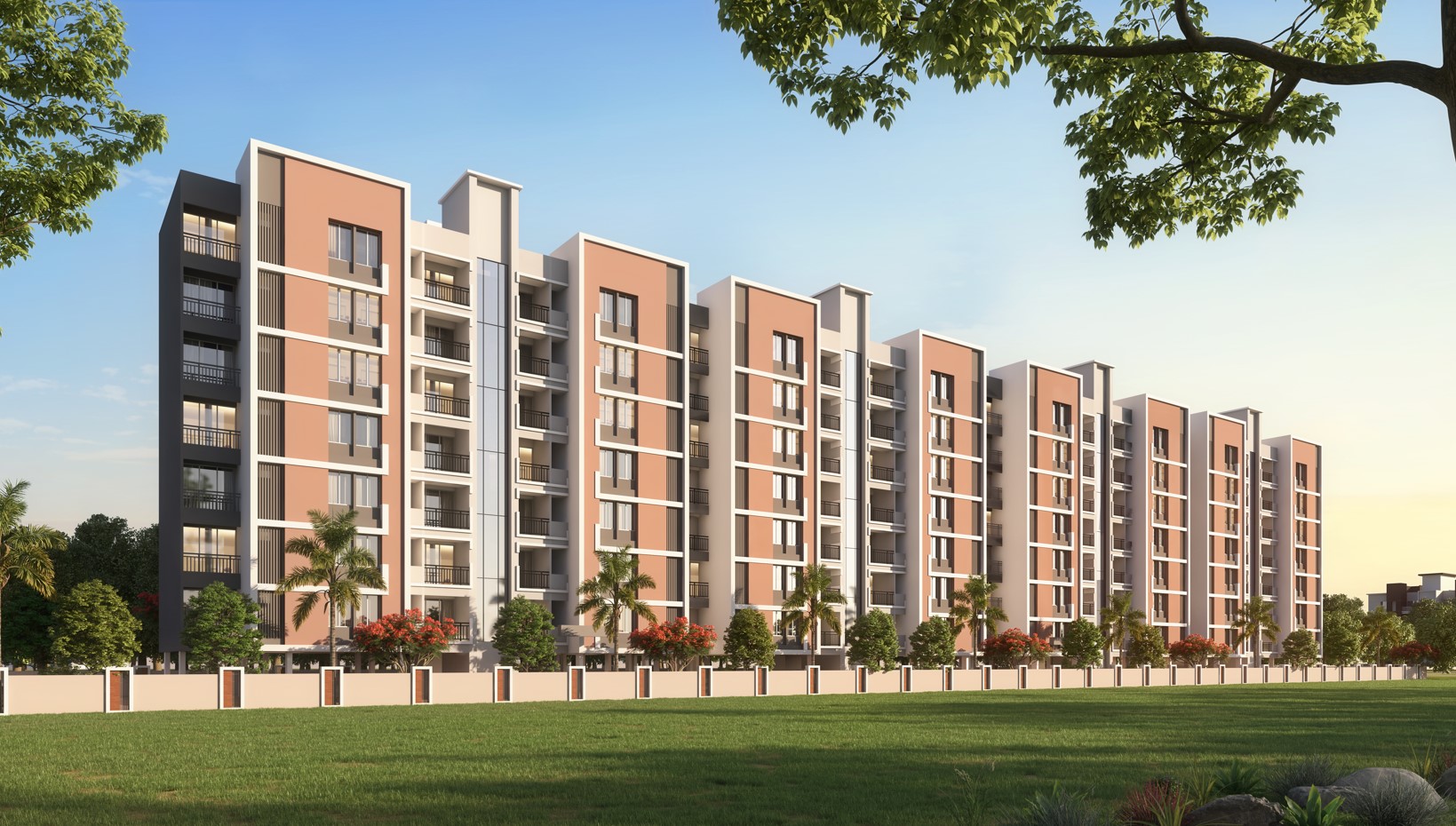 2 BHK + Pooja Room Apartment For Sale in Ravima Newton Home Sasane